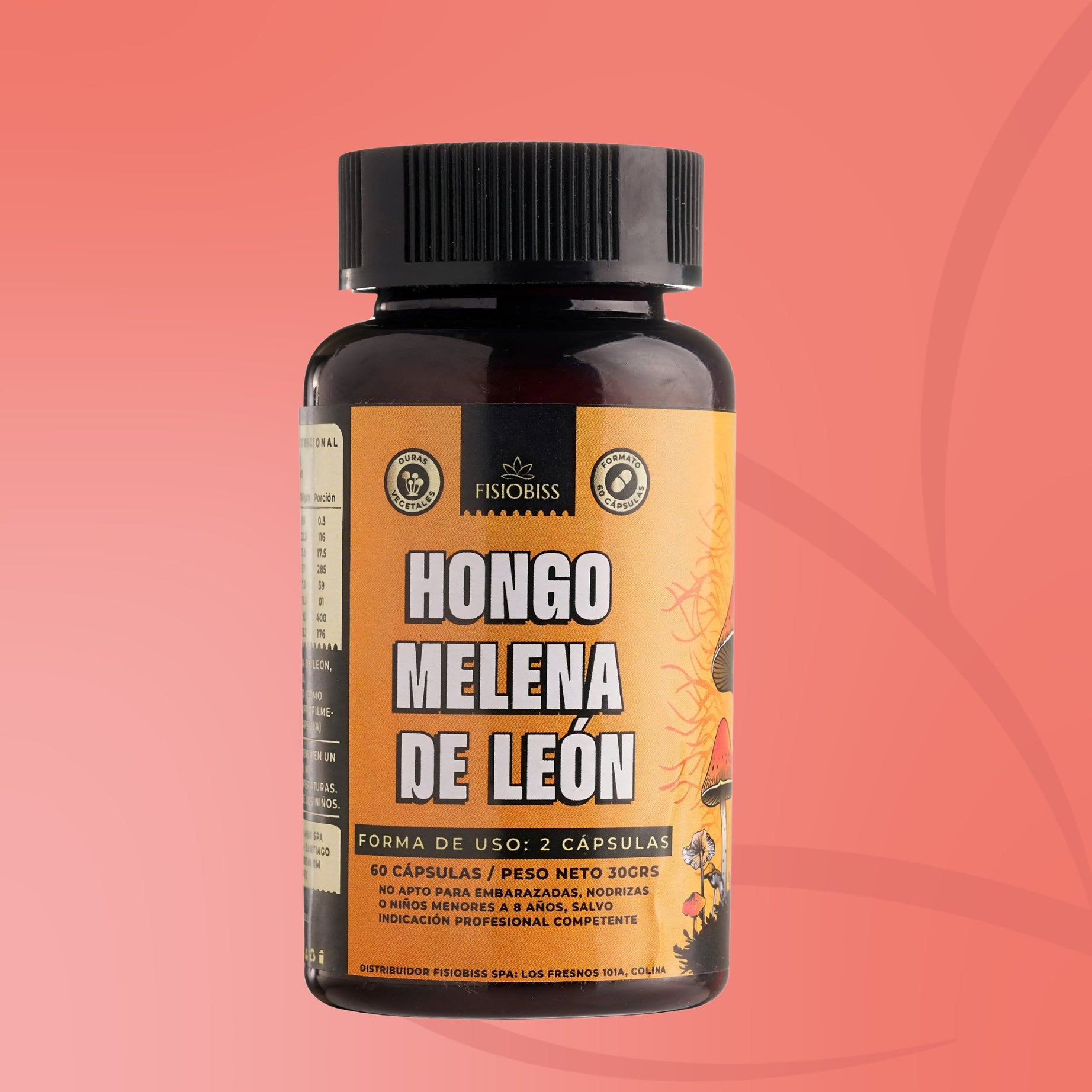 Capsula Melena de león - Serenidad, Bienestar Emocional, Enfoque