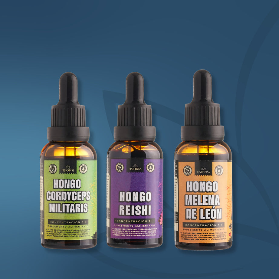 Energía, Foco, Bienestar y Relajación - Cordyceps + Reishi + Melena de león  en Extractos